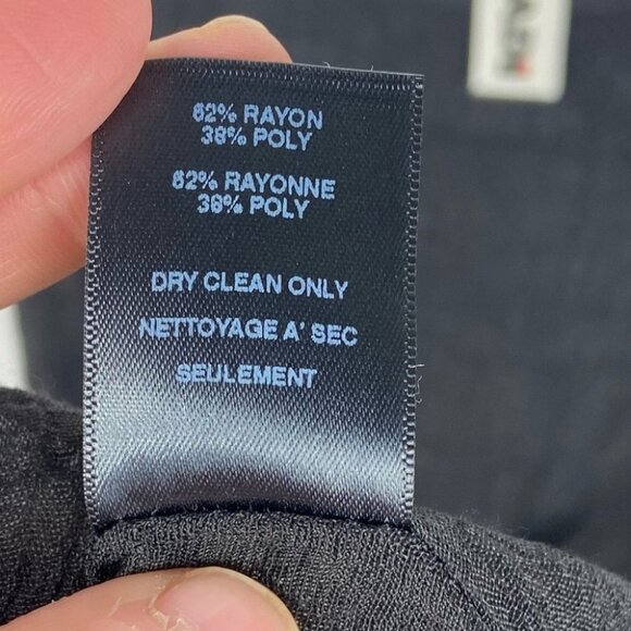 NWT Anthropologie Pelloux Black Open Shoulder Dress Size XS New Tags Minimalist - Picture 9 of 13